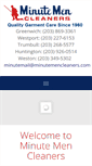 Mobile Screenshot of minutemencleaners.com